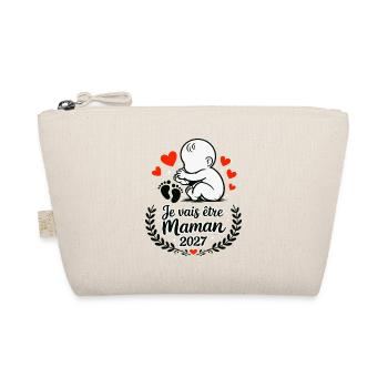 Je Vais Être Maman 2027 Bébé Mignon - Trousse biologique - nature - Devant