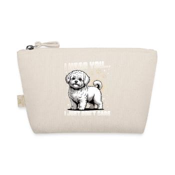 Bichon Frise Dog Breed - Bio-Täschchen - Natur - Vorne
