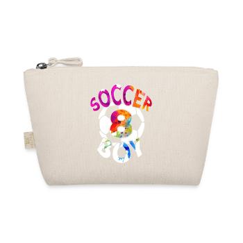 8 ANS FOOTBALLEUR NUMÉRO 8 FOOTBALL 8E ANNIVERSAIRE - Trousse biologique - nature - Devant