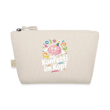 Konfetti Im Kopf Karneval Fasching Alaaf Kostüm - Bio-Täschchen - Natur - Vorne