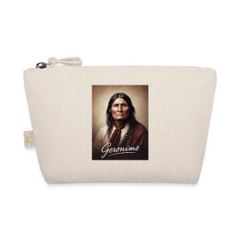 Geronimo Portrait Vintage Western - Trousse biologique - nature - Devant