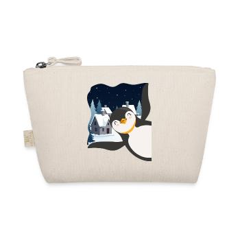 Pingouin mignon - Cadeau pour l’amoureux des manchots - Trousse biologique - nature - Devant