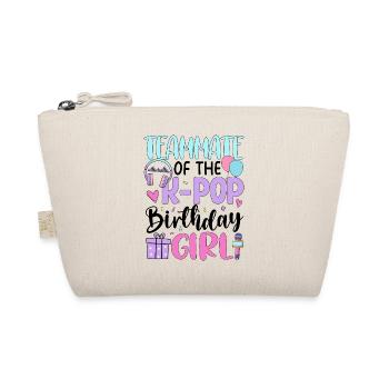 Coéquipière de la fille d’anniversaire de la K-Pop - Trousse biologique - nature - Devant