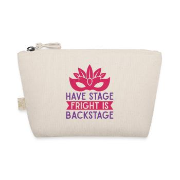 Théâtre Stage Fright est une comédie musicale d’acteur en coulisses - Trousse biologique - nature - Devant