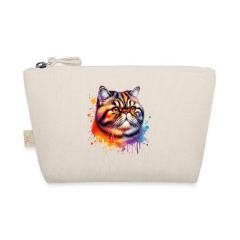 Motif exotique du chat à poil court - Trousse biologique - nature - Devant