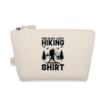 This is my lucky Hiking Shirt - Funny Hiking Lover - Bio-Täschchen - Natur - Vorne