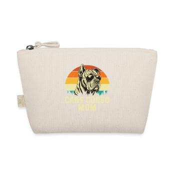 Cane Corso Mom Italian Mastiff Owner - Organic Pouch - nature - Front