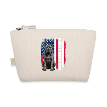 Cane Corso Dad Loyal Italian Mastiff - Organic Pouch - nature - Front