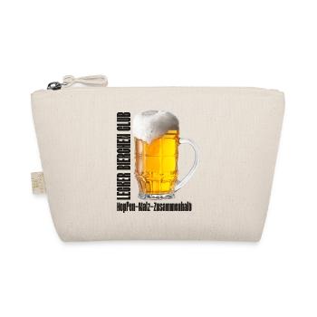 Lecker Bierchen Club Bier Bierglas  - Bio-Täschchen - Natur - Vorne