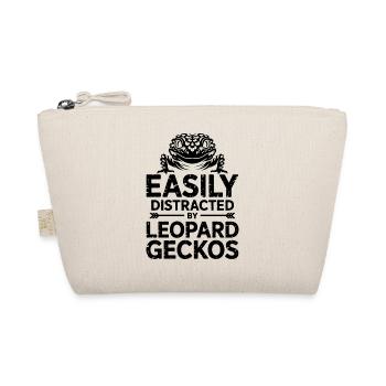 Leopard Gecko Sayings Funny Leopard Gecko Gift - Organic Pouch - nature - Front