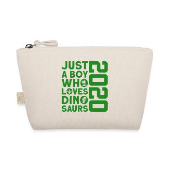 DINO 2020 DINOSAUR 6TH BIRTHDAY - Organic Pouch - nature - Front