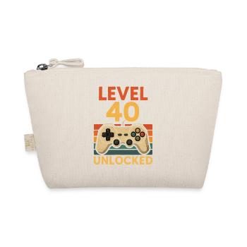 40th Birthday Gaming - Organic Pouch - nature - Front
