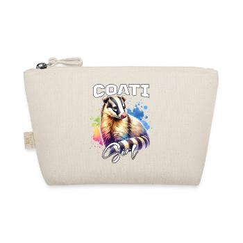 Coati Mädchen Nasenbär - Bio-Täschchen - Natur - Vorne