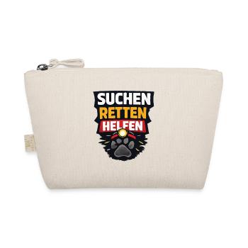Rettungshund Suchen Retten Helfen - Bio-Täschchen - Natur - Vorne
