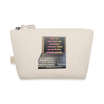 Tabletglück aus dem Koffer - Bio-Täschchen - Natur - Vorne