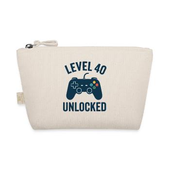 40th Birthday - Organic Pouch - nature - Front