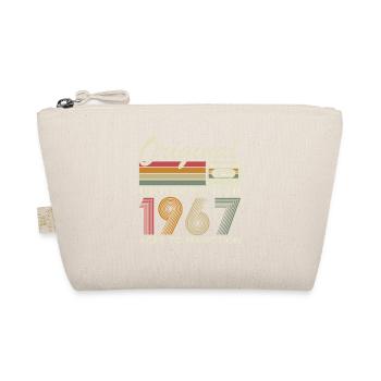 60 Jahre 1967 Vintage Retro Geburtstagsgeschenk - Bio-Täschchen - Natur - Vorne