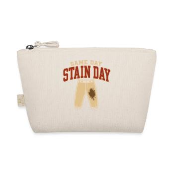 Baseball Mother, Softball Mother, White Pants, - Organic Pouch - nature - Front