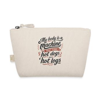 My Body Is A Machine Turns Hot Dogs Into Hot Logs - Bio-Täschchen - Natur - Vorne