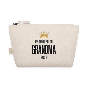 PROMOTED TO GRANDMA 2026 - Organic Pouch - nature - Front