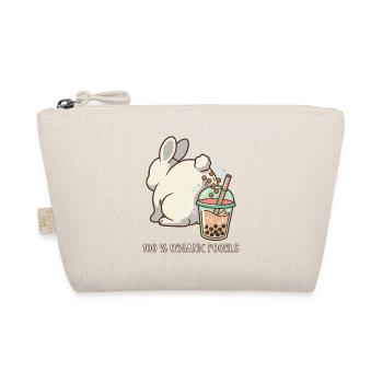 Bubble Tea Boba Drôle de Lapin mignon - Trousse biologique - nature - Devant