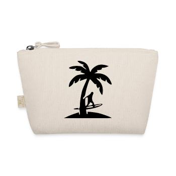 Vacances cadeaux du Surfeur Palmier - Trousse biologique - nature - Devant