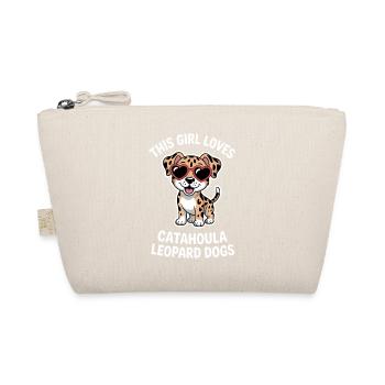 Louisiana Catahoula Leopard Dog Saying Gift - Organic Pouch - nature - Front
