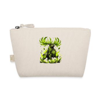 Neon Crystal Deer - Organic Pouch - nature - Front