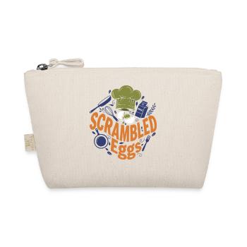 Breakfast Funny Brunch Coffee Scrambled Eggs - Organic Pouch - nature - Front