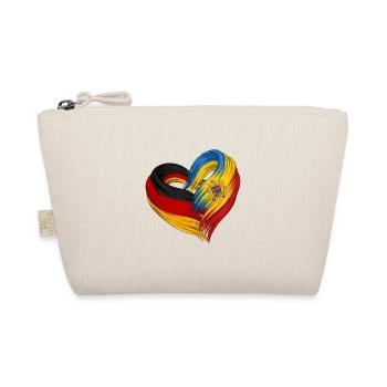 Heart of Germany and Romania - Organic Pouch - nature - Front