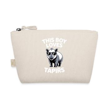 Dictons de tapir Tapir Drôle de cadeau de tapir - Trousse biologique - nature - Devant