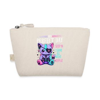 Pastel Goth Soft Goth Gaming Gamer - Organic Pouch - nature - Front