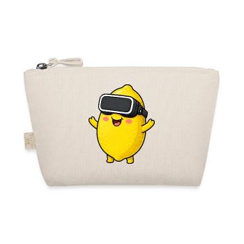 Lemon Sweet Cartoon Gamer Comic - Organic Pouch - nature - Front