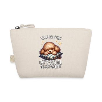 Chemise de nuit drôle de caniche - Trousse biologique - nature - Devant