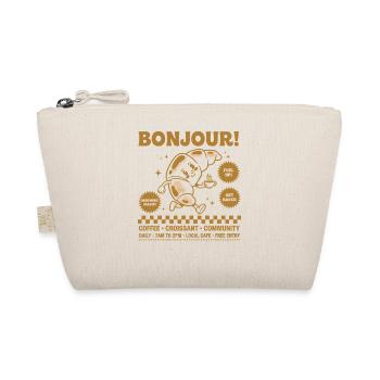 Breakfast Funny Brunch Coffee Pancake Food - Organic Pouch - nature - Front