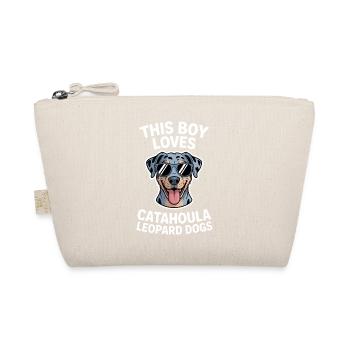 Louisiana Catahoula Leopard Dog Saying Gift - Organic Pouch - nature - Front