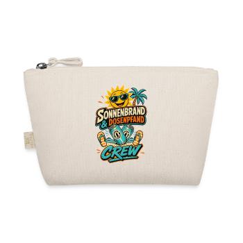 Sonnenbrand Dosenpfand Crew Shirt - Bio-Täschchen - Natur - Vorne