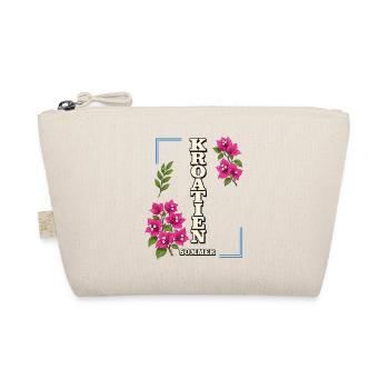 Kroatien Sommer mit Bougainvillea-Blüten - Bio-Täschchen - Natur - Vorne