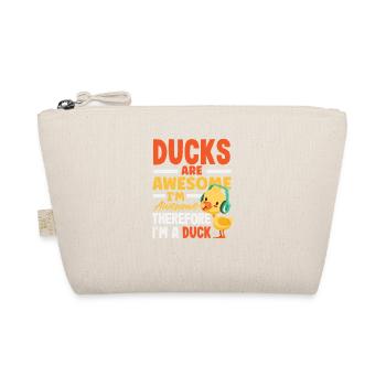 Motifs drôles de canards Citons amoureux de canards - Trousse biologique - nature - Devant