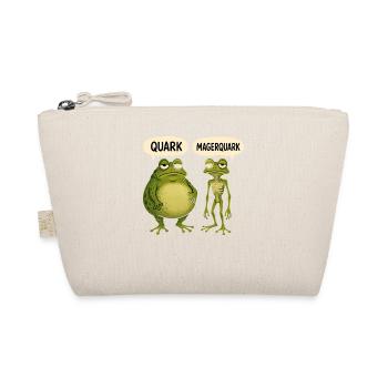 Quark Magerquark Lustige Frösche Für Froschfans - Bio-Täschchen - Natur - Vorne