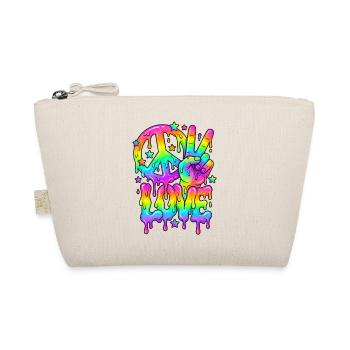 Rainbow Peace And Love Pride Festival - Organic Pouch - nature - Front