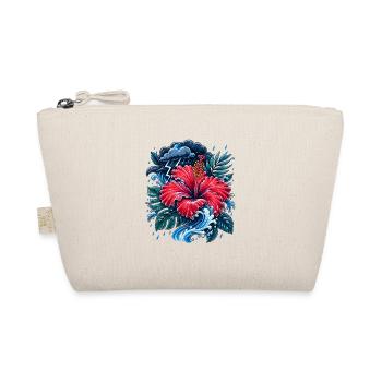 Hibiscus Storm Wave - Organic Pouch - nature - Front