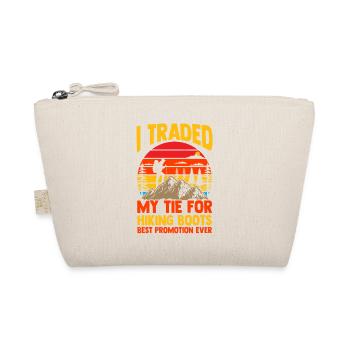Hiking Mountain Trail Backpacking Outdoors Retired - Organic Pouch - nature - Front
