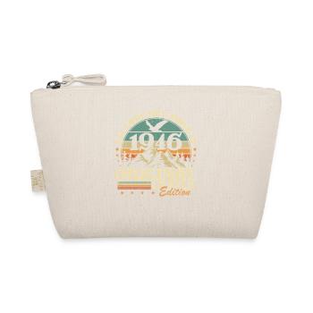 Legends 1946 Vintage 80th Birthday Gift - Organic Pouch - nature - Front