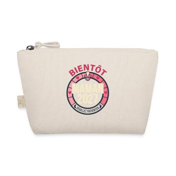 Bientôt Maman 2027 Cadeau Grossesse - Trousse biologique - nature - Devant
