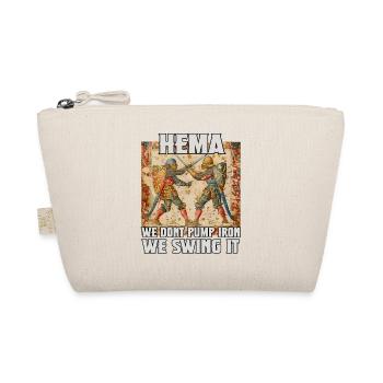 Ancient Blade Arts Longsword Combat HEMA Gift - Organic Pouch - nature - Front
