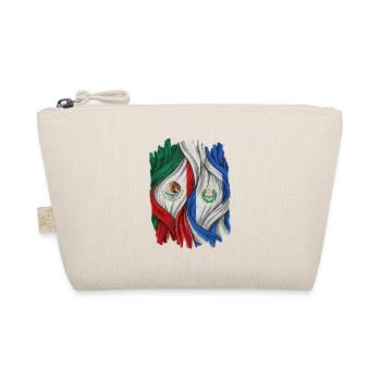 Proud of the flags of Mexico and El Salvador - Organic Pouch - nature - Front