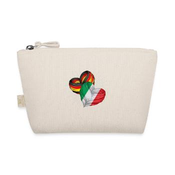 Friendship between the flags of Germany - Organic Pouch - nature - Front