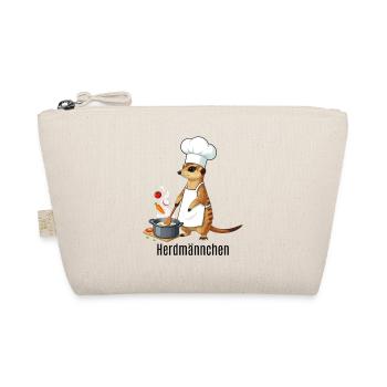 Herdmännchen Koch Gastronomie Beikoch Lustig  - Bio-Täschchen - Natur - Vorne