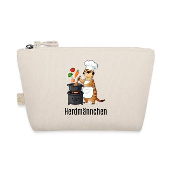 Herdmännchen Koch Gastronomie Beikoch Lustig  - Bio-Täschchen - Natur - Vorne